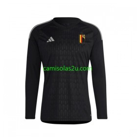 Camisolas de futebol Bélgica Guarda Redes Equipamento Alternativa 2022 Manga Comprida
